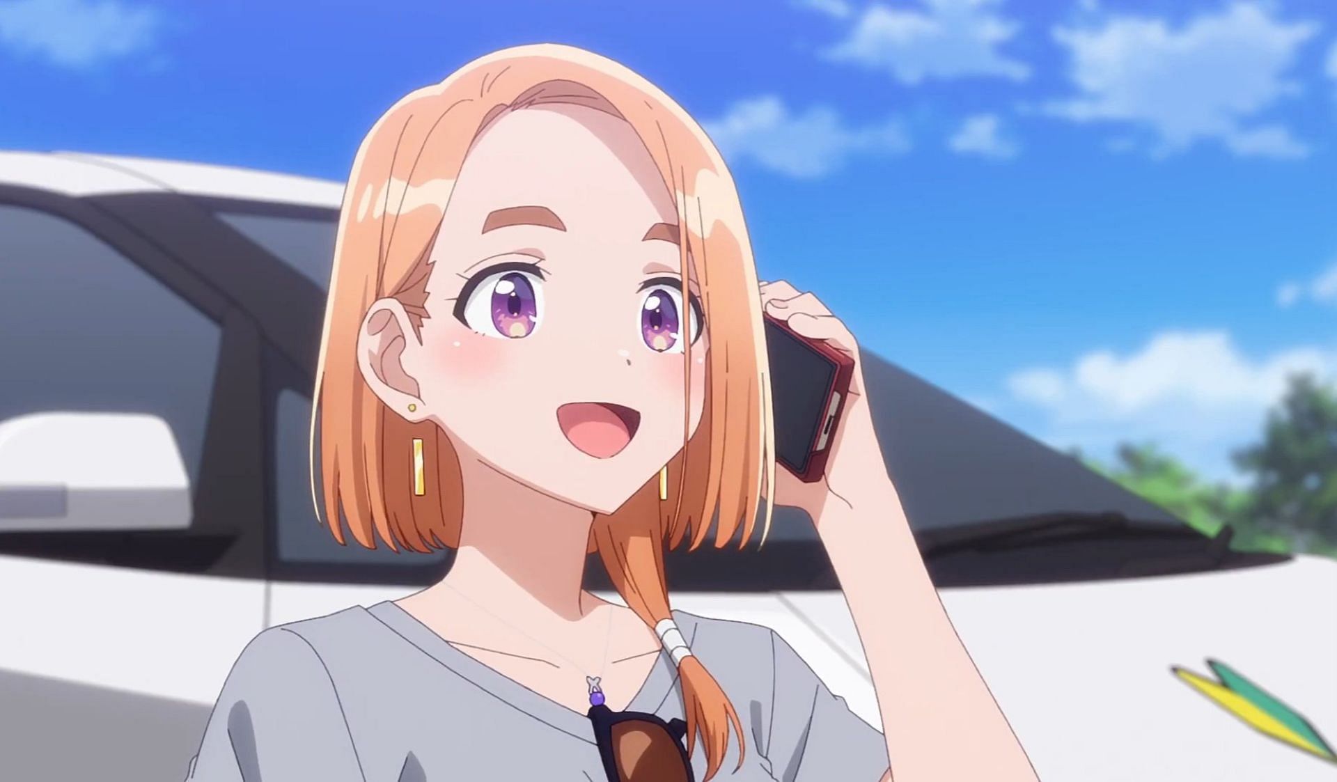 Banri, as seen in the anime (Image via Doga Kobo)